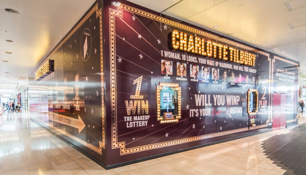 Charlotte Tilbury Interactive Hoarding Westfield London